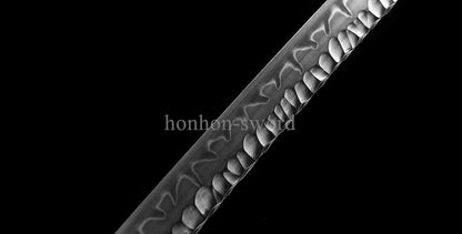 Katana à lame bleue en acier à haute teneur en carbone 1095, épée de samouraï japonais, épée complète noire 