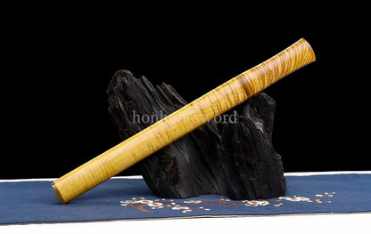 1095 Kohlenstoffstahl Katana Blaue Klinge Japanisches Samurai-Schwert Full Tang Schwarz 