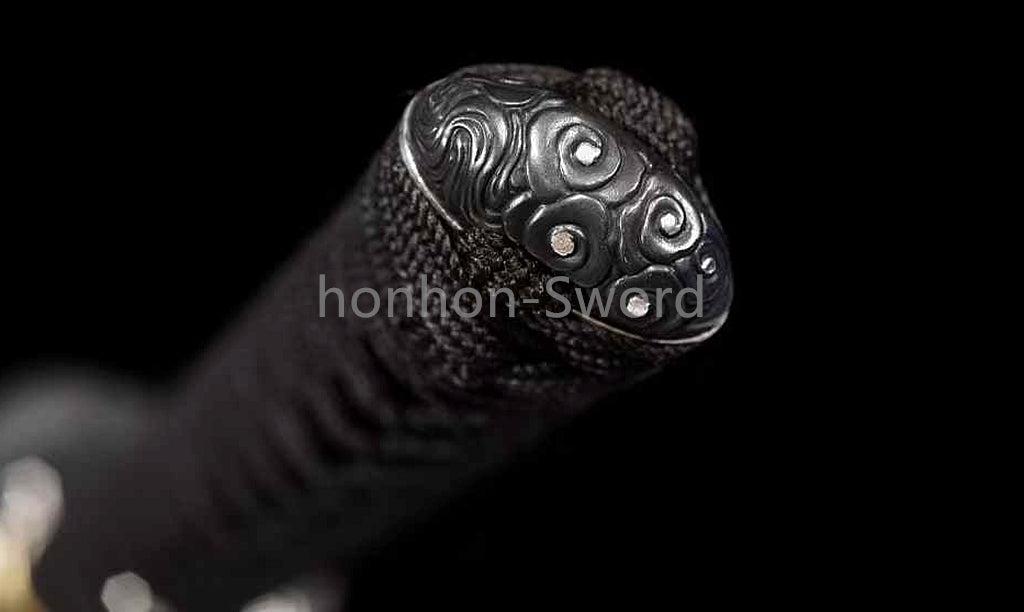 T10 Clay Tempered Katana Brass Tsuba Japanese Samurai Sword Full Tang White