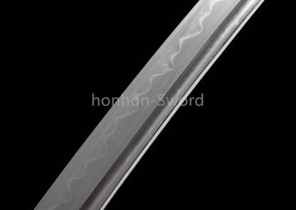 Katana à lame bleue en acier à haute teneur en carbone 1095, épée de samouraï japonais, épée complète noire 