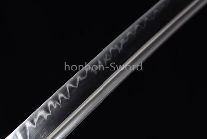 Katana à lame bleue en acier à haute teneur en carbone 1095, épée de samouraï japonais, épée complète noire 