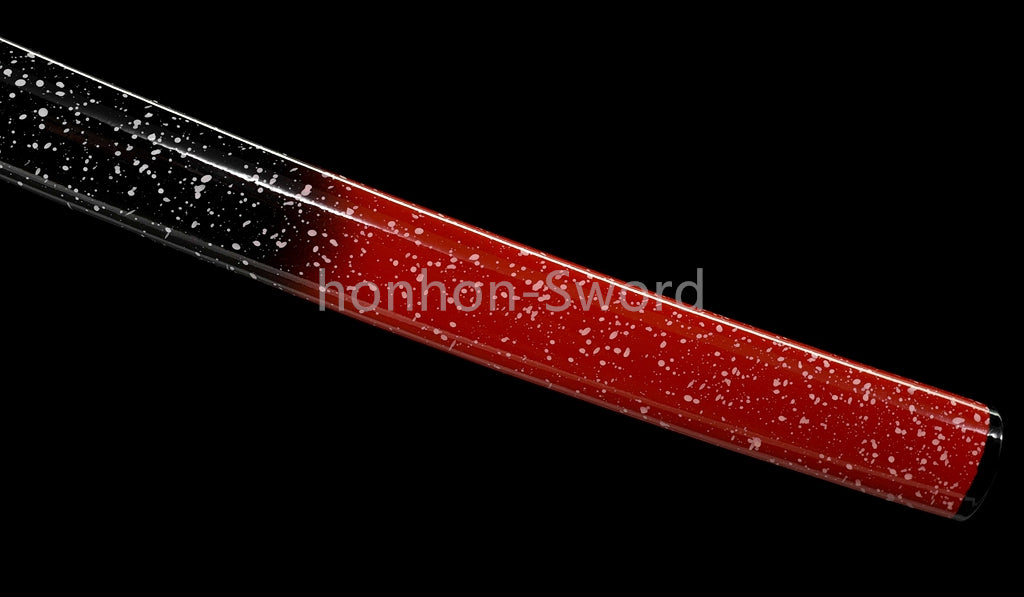 Katana à lame bleue en acier à haute teneur en carbone 1095, épée de samouraï japonais, épée complète noire 