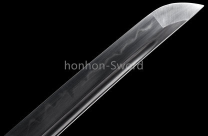 Katana à lame bleue en acier à haute teneur en carbone 1095, épée de samouraï japonais, épée complète noire 