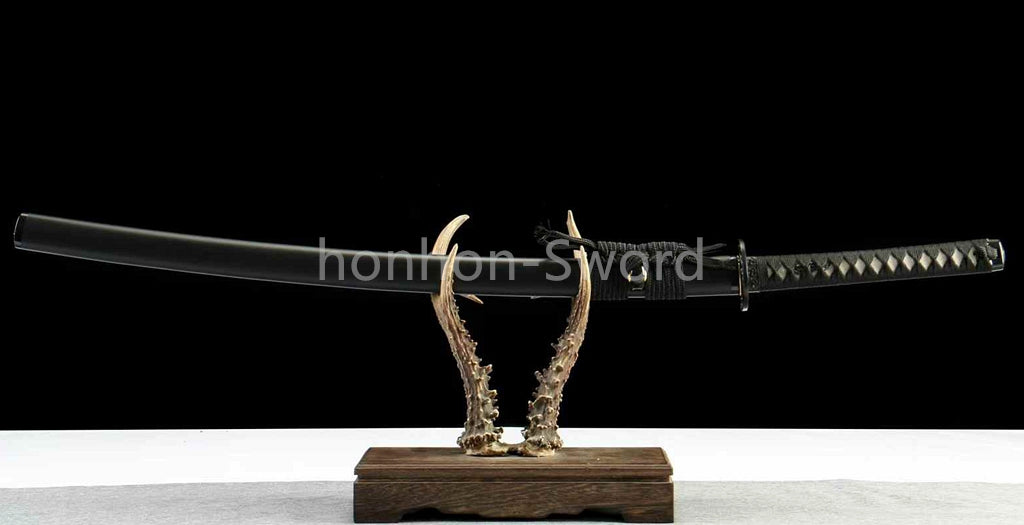 Functional T10 Steel Clay Tempered Japanese Katana Samurai Sword Battle Ready