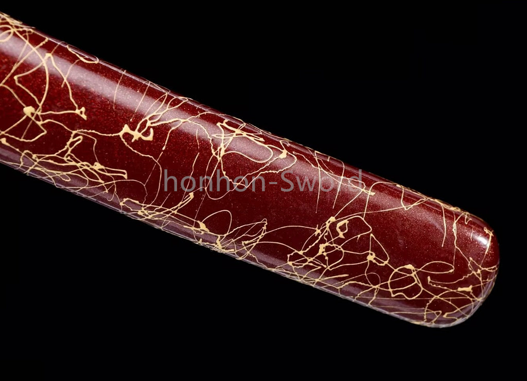 Japanese Tanto T10 Steel Clay Tempered UNOKUBI ZUKURI Brass Samurai Sword Sharp