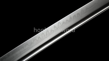 Katana à lame bleue en acier à haute teneur en carbone 1095, épée de samouraï japonais, épée complète noire 