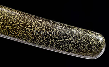 Japanese Tanto T10 Steel Clay Tempered Samurai Sword Full Tang Real Battle Ready