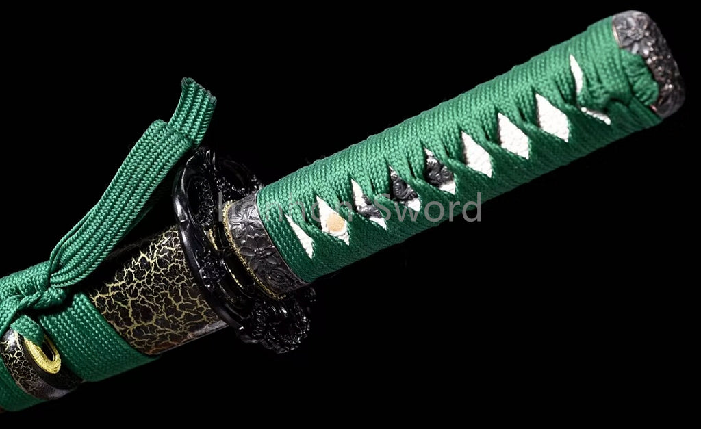 Japanese Tanto T10 Steel Clay Tempered Samurai Sword Full Tang Real Battle Ready