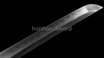 Damascus Folded Steel Clay Tempered Japanese Katana Samurai Sword Full Tang Real