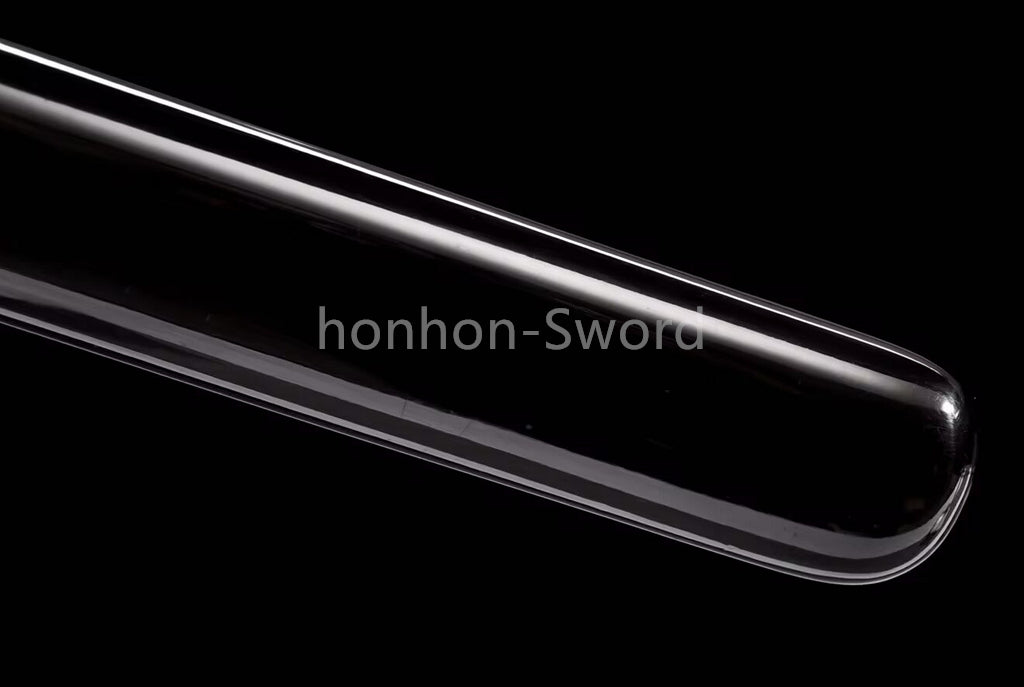 Damascus Folded Steel Clay Tempered Japanese Tanto Samurai Sword Full Tang Real