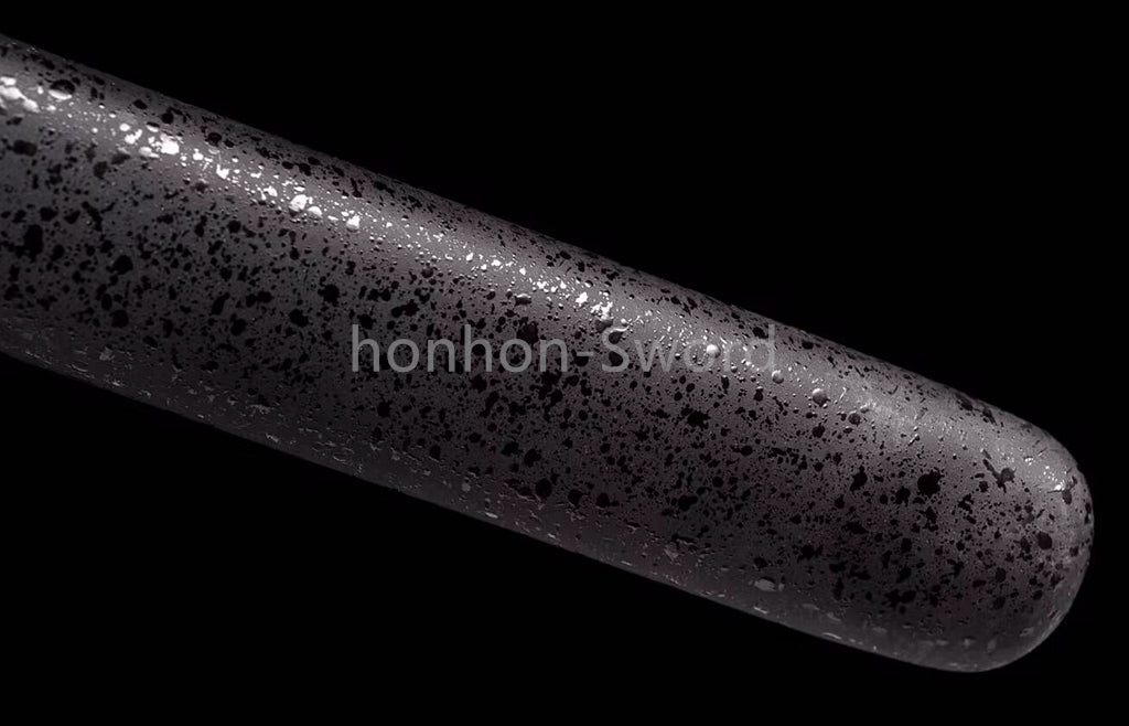 Japanese Tanto Damascus Folded Steel Clay Tempered Samurai Sword Full Tang Real