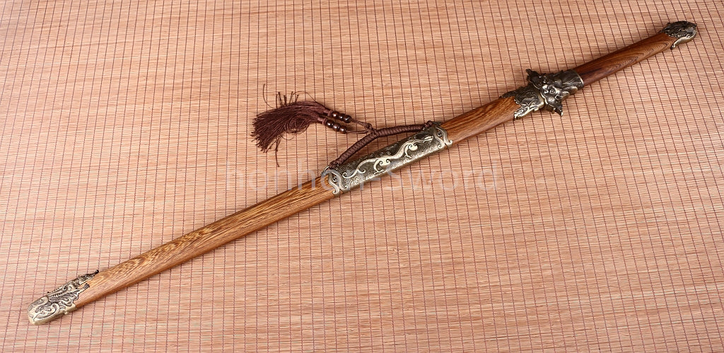 Forge à la main Damas Katana en acier plié épée de samouraï japonais tranchante tout noir 