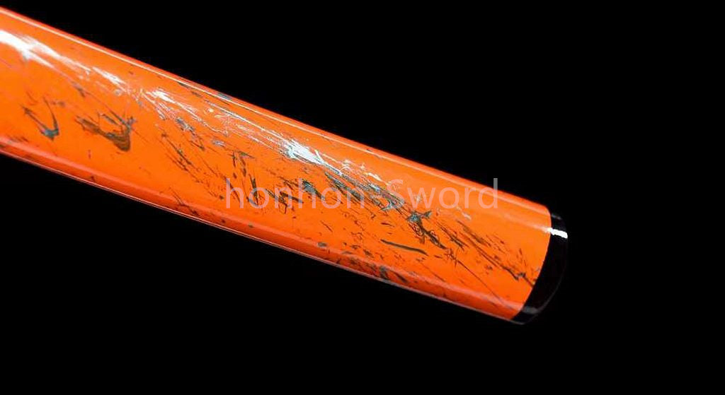 Katana à lame bleue en acier à haute teneur en carbone 1095, épée de samouraï japonais, épée complète noire 
