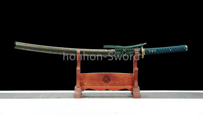 L6 Steel 26inch Mirror Polished Japanese Katana Samurai Sword Brass Tsuba Full Tang For Battle