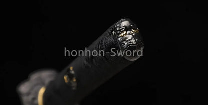 L6 Steel Clay Tempered Japanese Katana Samurai Sword 26inch Brass Tsuba Full Tang For Battle