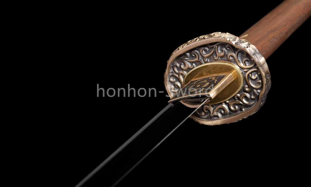 L6 Steel Mirror Polished Tang Dynasty Dao 唐刀 Chinese Dao Sword Hand Forge for Battle