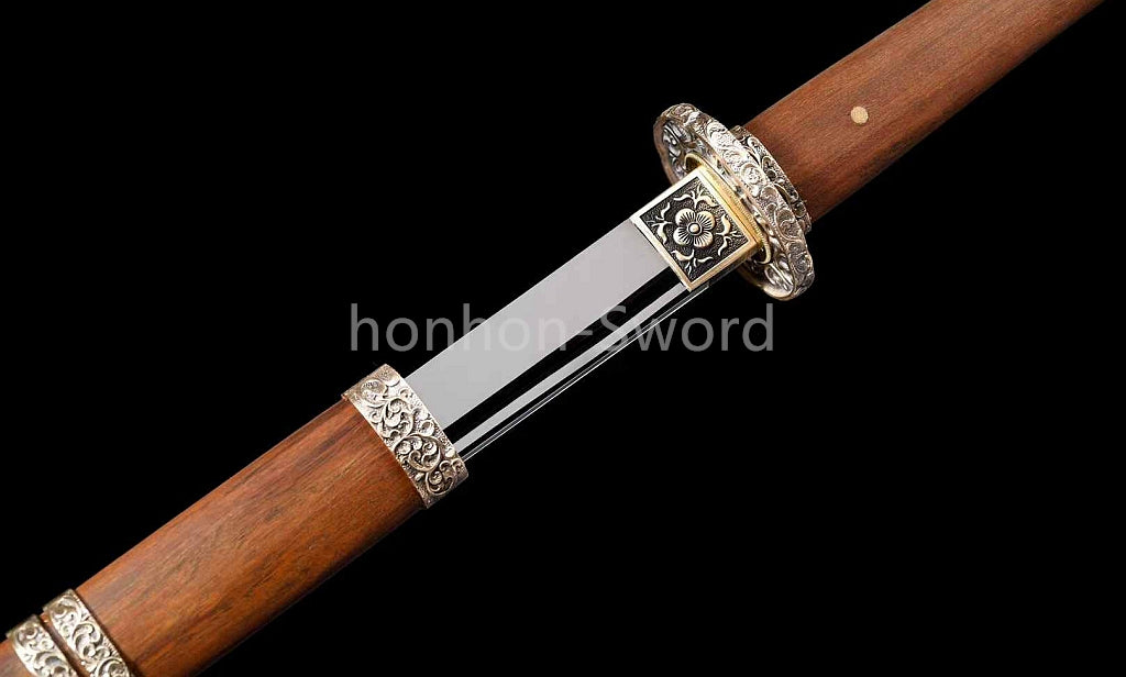 L6 Steel Mirror Polished Tang Dynasty Dao 唐刀 Chinese Dao Sword Hand Forge for Battle