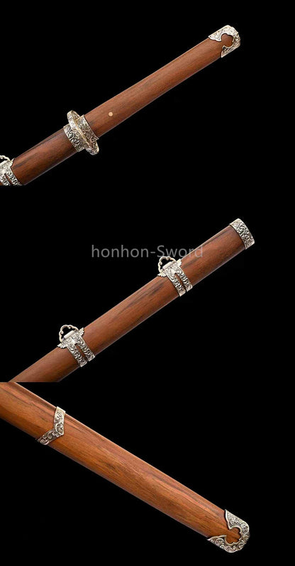L6 Steel Mirror Polished Tang Dynasty Dao 唐刀 Chinese Dao Sword Hand Forge for Battle