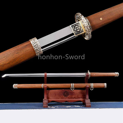 L6 Steel Mirror Polished Tang Dynasty Dao 唐刀 Chinese Dao Sword Hand Forge for Battle