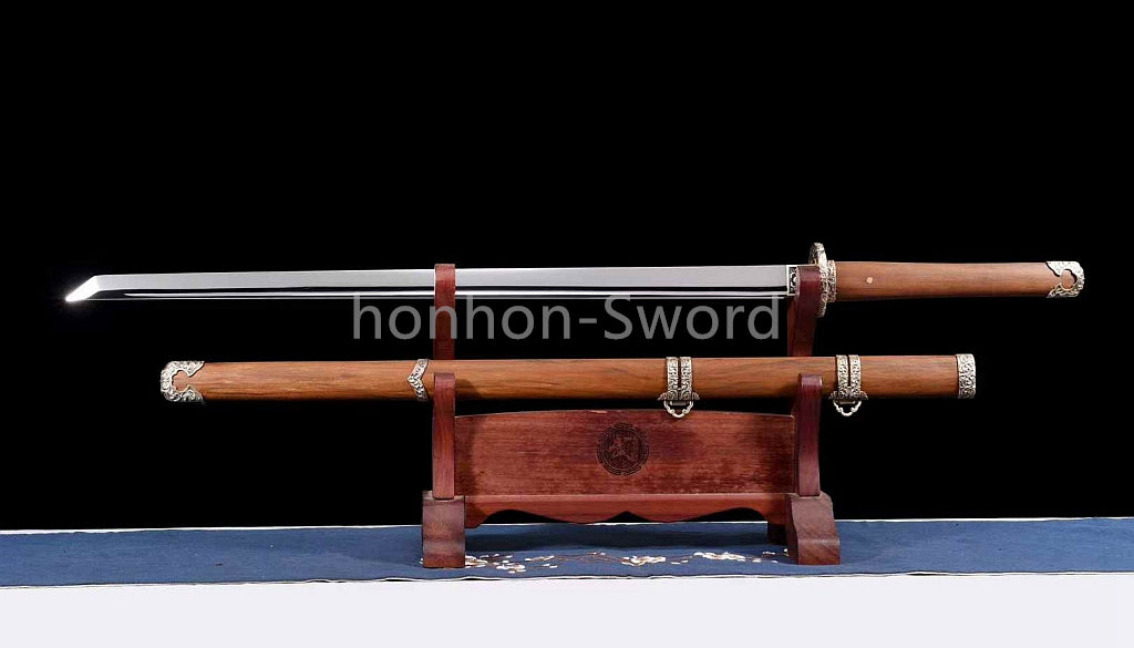 L6 Steel Mirror Polished Tang Dynasty Dao 唐刀 Chinese Dao Sword Hand Forge for Battle