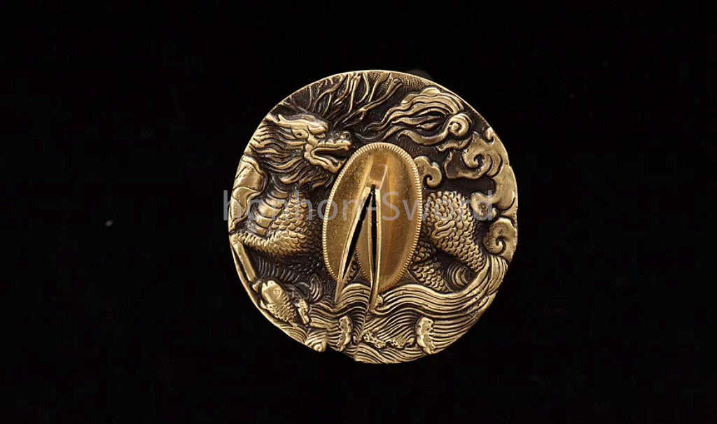 Katana à lame bleue en acier à haute teneur en carbone 1095, épée de samouraï japonais, épée complète noire 