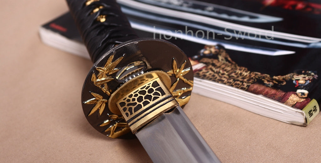 9260 Spring Steel Wakizashi Japanese Samurai Sword Sharp for Battle