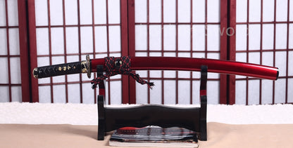 9260 Spring Steel Wakizashi Japanese Samurai Sword Sharp for Battle