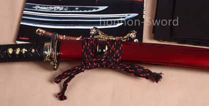 9260 Spring Steel Wakizashi Japanese Samurai Sword Sharp for Battle